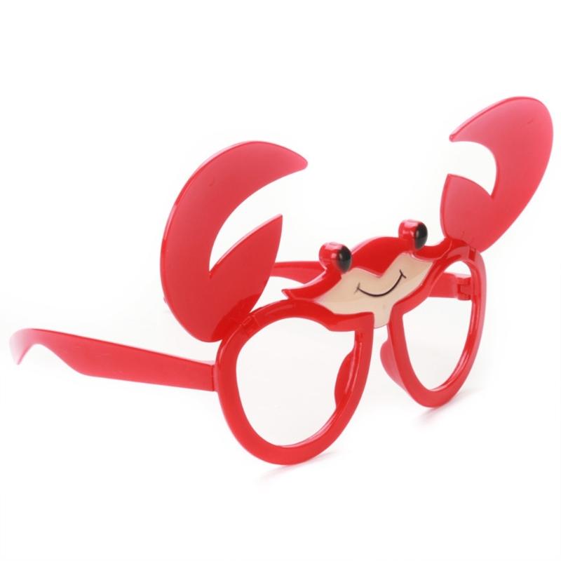 Funny Flipping Crab Glasses Frame Halloween Costume Accessories For Men Women Kid Adult Wedding Birthday Celebration