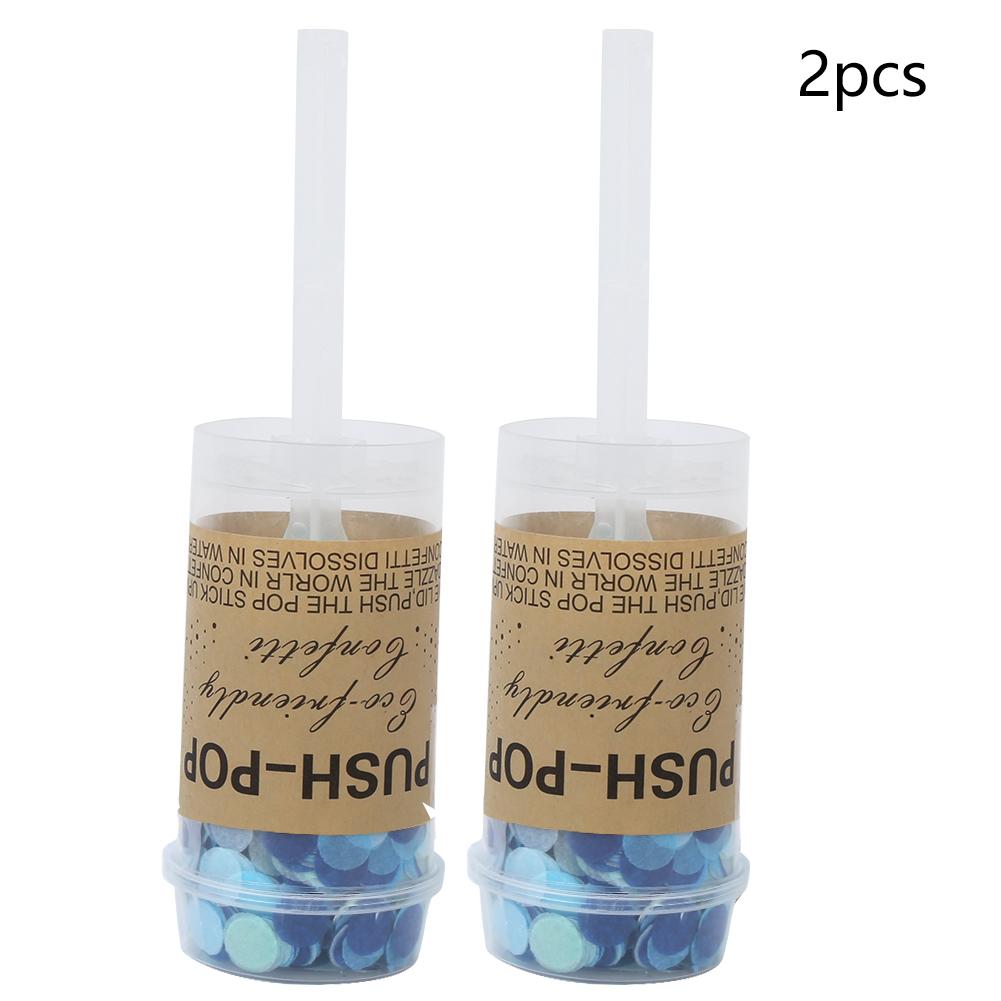 2Pcs Hand Push Mixed Confetti Wedding Birthday Festivals Decoration Accessories