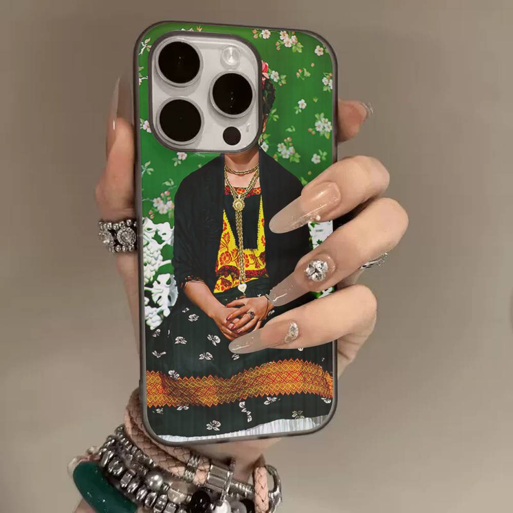 

Fashion F-Frida K-KahlosS For IPhone 17 16 15 14 13 12 11 Pro Max Plus Pro Clear Phone Cover Non-Slip Shell iPhone 17