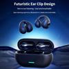 Bluetooth slúchadlá HiFi stereo slúchadlá s klipom Športové vodotesné dotykové slúchadlá