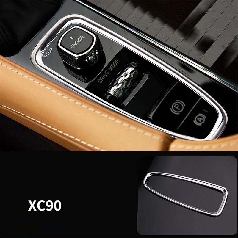

Center Console Car Armrest Gear Stall BrakeHand Frame Decoration Cover Trim Chrome NEW For Volvo XC90 XC60 S90 V90 V60 s60 серебряный