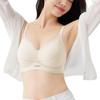 Fixed Cup Seamless Underwear Women's Small Breasts Thin Gathered Soft Support No Steel Ring Comfortable Breathable Bra