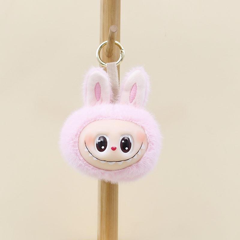 Rabbit Pendant Plush Toy Keychain Cartoon Doll Backpack Decoration Gift