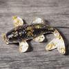 6cm Koi Ornaments Handmade Crystal Drip Glue Koi Decoration For Car Office Table Cabinet Tea Table Teapoy Creative Fish Ornament