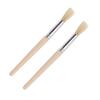 2Pcs Coffee Machine Cleaning Brush Wood Handle Coffee Grinder Cleaning Brush Cleaner Tool for Cafe Home Kitchen