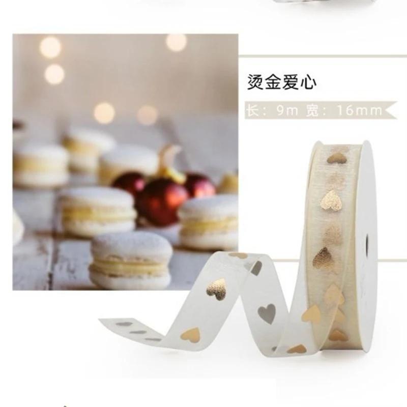 9M Ribbon for Bows Gift Ribbon Satin Christmas Ribbon Lover Wedding Event Party Cintas Decorativas Apparel Sewing Supplies DD005