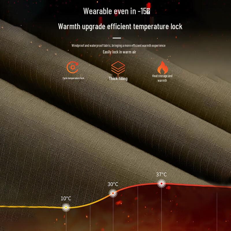 JEEP SPIRIT Men's Winter Stand Collar Padded Jacket