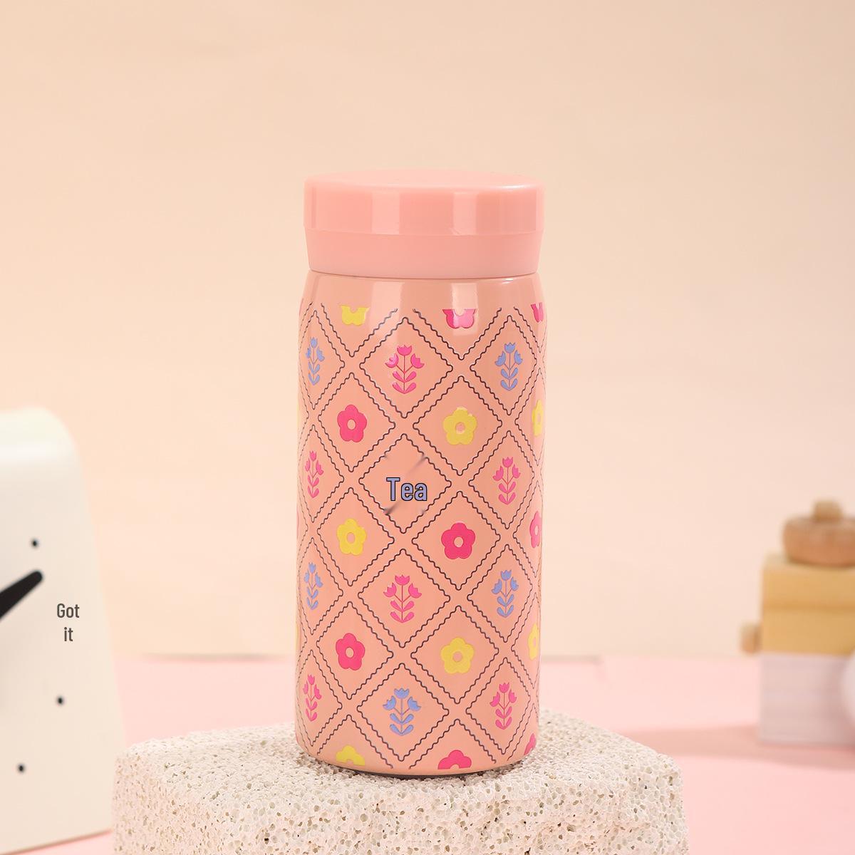 

304 Stainless Steel Mini Pocket Cup - Macaron Color, Vacuum Insulated, Portable Car Takeaway Cup 200ml