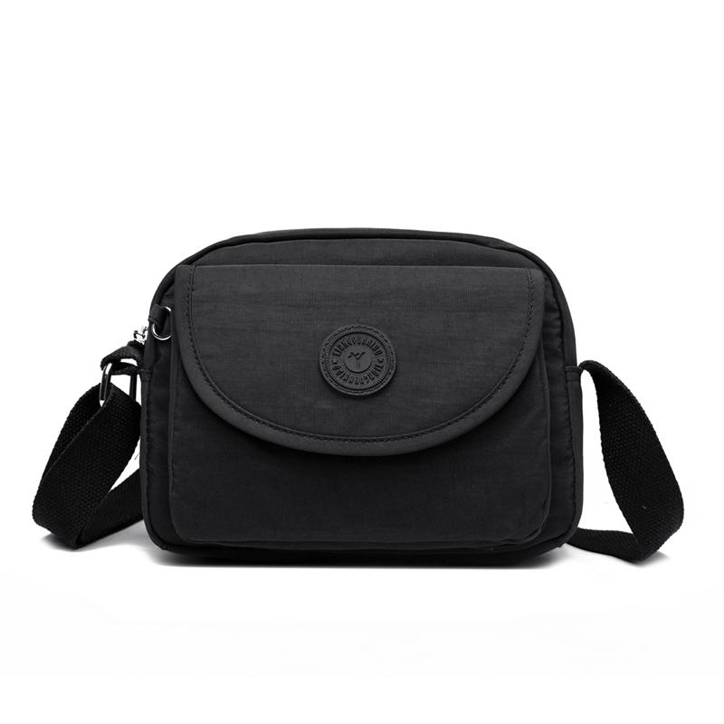 Small Square Bag Women's Shoulder Bag Nylon Crossbody Bag Mobile Phone Bag