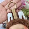 17cm Labubu Cloth Mysterious Blind Box Heart Beat Macaron Series Doll Labu Cloth Car Interior Decor Pendant Toy Gifts