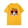 Disney Mickey Mouse Cartoon Print Short Sleeve Casual T-Shirt For Men Summer Fashion Hip Hop Streetwear Unisex Couples Clothing