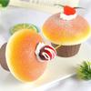 Realistische Frucht-Cupcake 3D Lebensmittel-Kühlschrankmagnete Dekorative Kühlschrankmagnete Für Heimdekoration Bäckerei-Ausstellung Foto-Requisiten