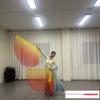 Multicolor Belly Dance Accessories Props Scalable Rods Dance Props Semi-circular Flags  Dance Party