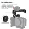 Universal Top Handel Camera Top Handgrip with 4 Cold Shoe Mounts ARRI Positiong Hole 1 4in And 3 8in Threaded Holes