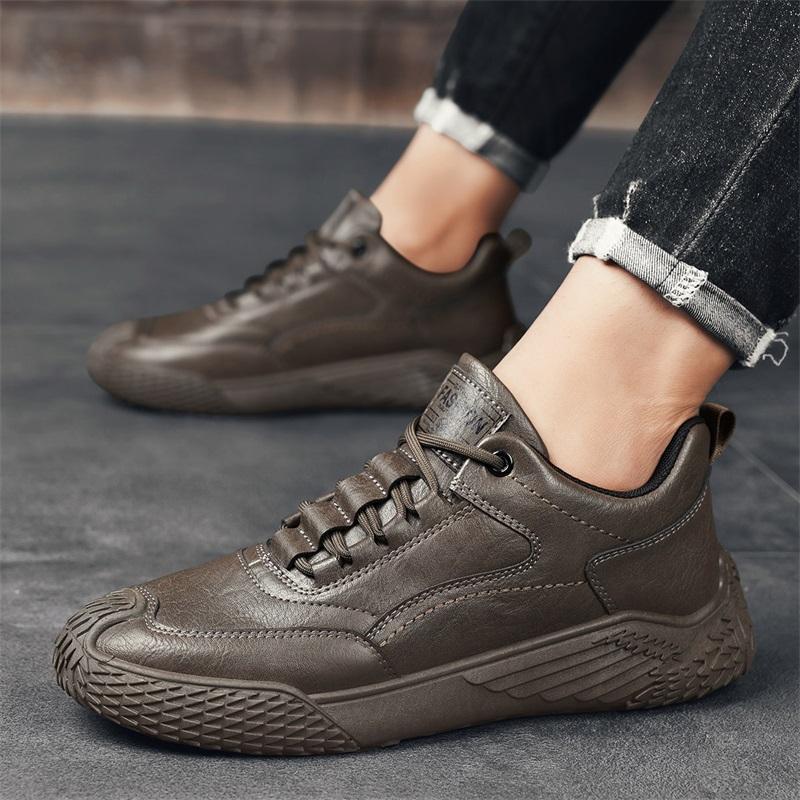 Men Casual Sneakers Genuine Leather Men Loafers Shoes Men Driving Shoes Hot Sale Moccasins Handmade Breathable Walking Footwear