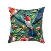 New Decorative Pillowcase 3D Three-dimensional Effect Floral Pillowcase Sofa Cushion Cover Digital Printing
