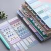 Colorful Transparent Writable Index Tabs and Memo Stickers for Students