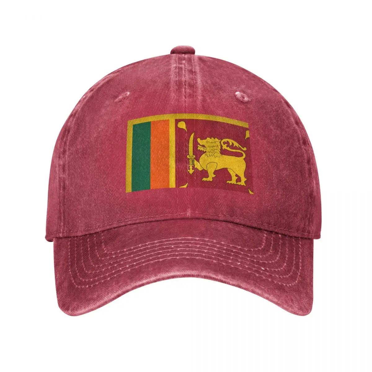 Sri Lanka Official Flag of the Republic of Sri Lanka Baseball Cap Sun Cap fun hats Bobble Hat Women Hats Unisexs