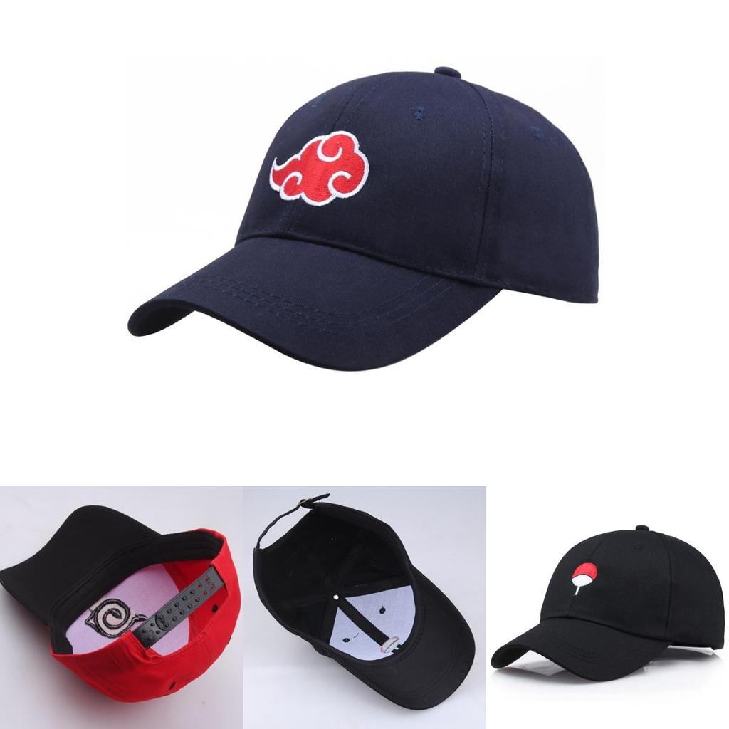Stylish Anime Baseball Cap For Men And Women With Uchiha Emblem Embroidery
