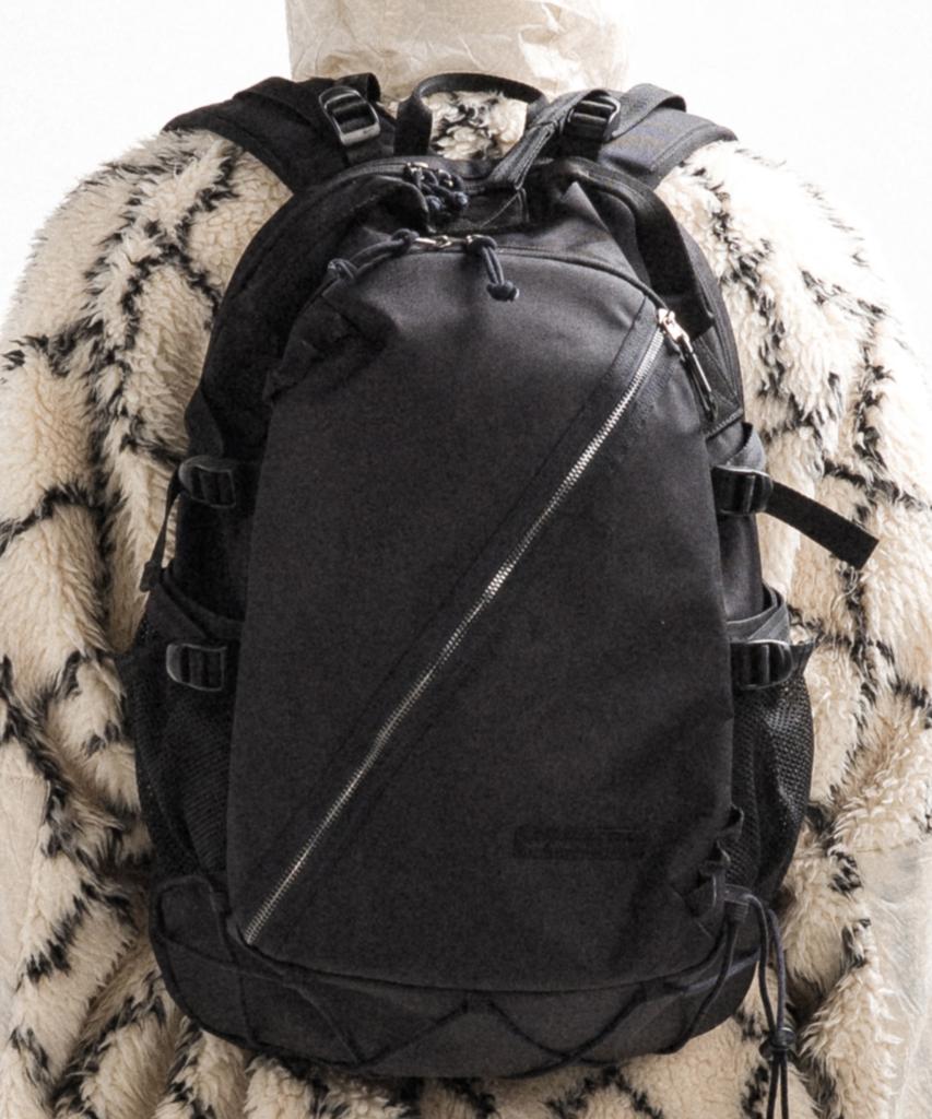 Aged Gray Cordura Oblique Backpack