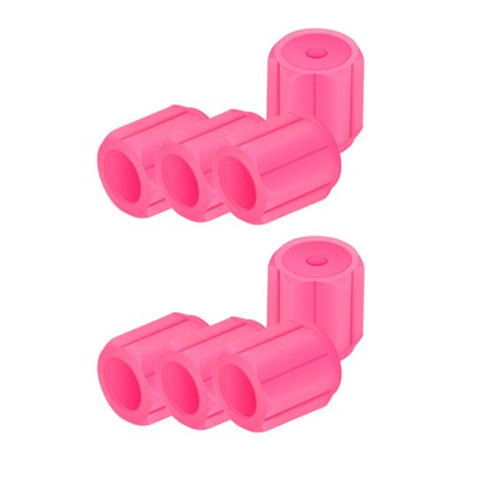 Glow-in-The-Dark Tire Valve Caps Set Universal Waterproof Lights Stem Covers Wear-Resistant Vehicle Tire Valve Caps