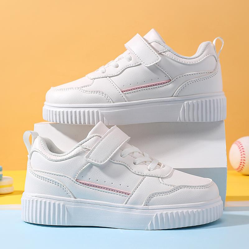 

New Children Shoes Girls Sneaker White Pink Cute Daily Walking Kids Casual Sneaker Flat Sports Tennis Shoes for Girls 38