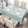 Nordic Plaid Waterproof Tablecloth – Thick, Oil-Proof, Luxurious Dining & Coffee Table Mat.