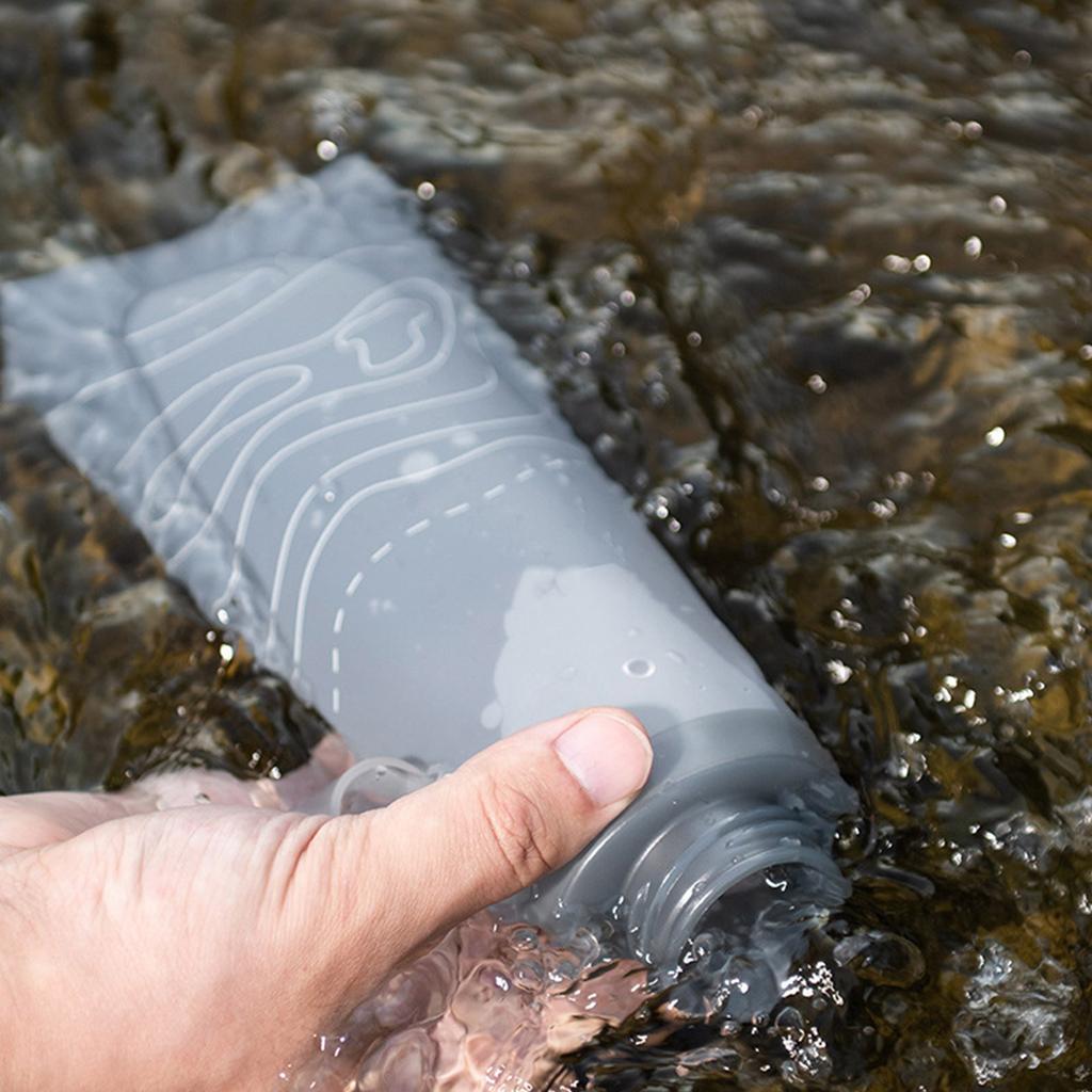 Soft Flask Water Bottle Running Flask Folding Water Bottles for Hydrations Pack Cycling Hiking Running Easy To Use