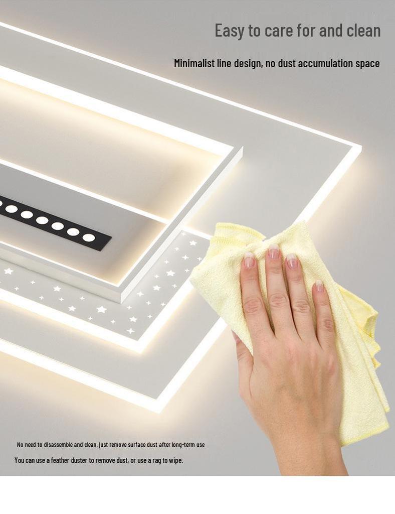 Modern LED Ceiling Light for Living, Bedroom, and Dining Rooms