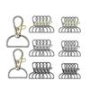 30 Pcs Swivel Clasps Lanyard Snap Hooks 3 Colors Keychain Clip Hooks Lobster Claw Clasps Metal Hook