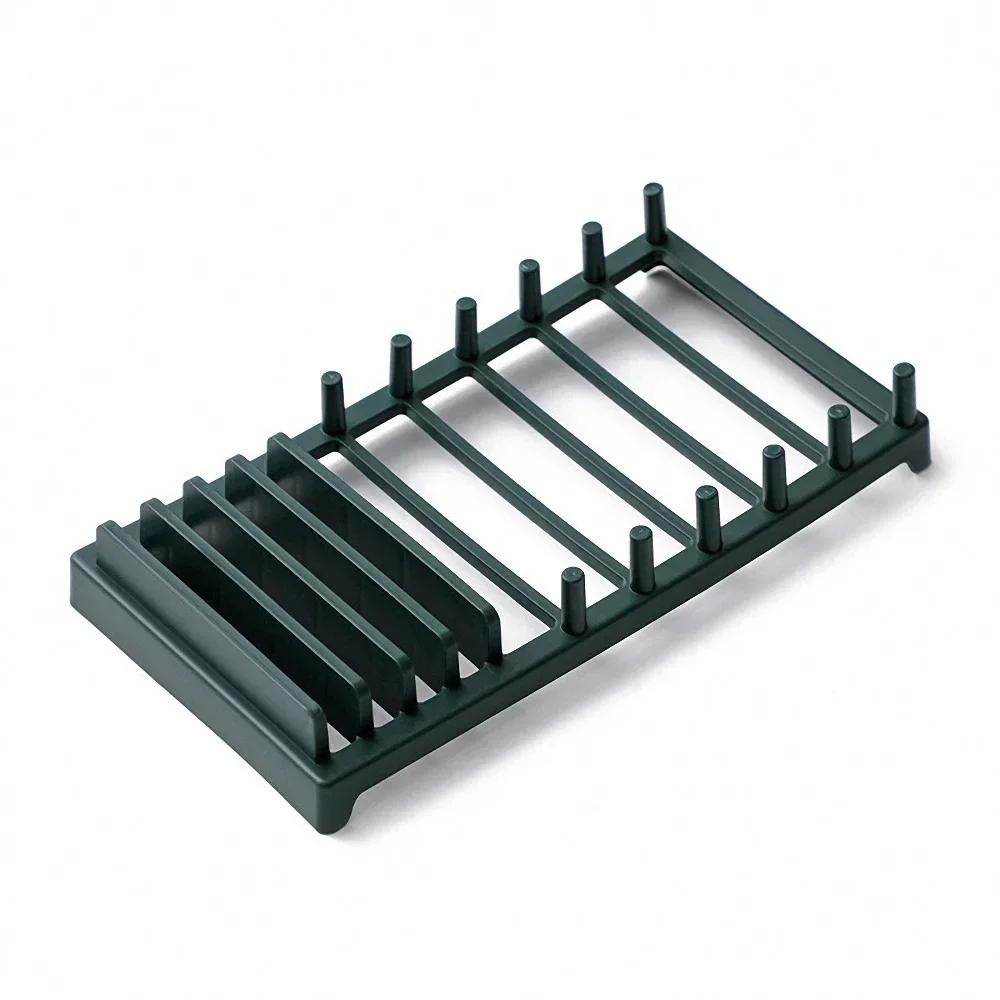 Multi-use Bowl Dish Lid Holder Storage Drain Racks Multi Card Position Plate Dish Knife Storage Kitchen Cookware Organization