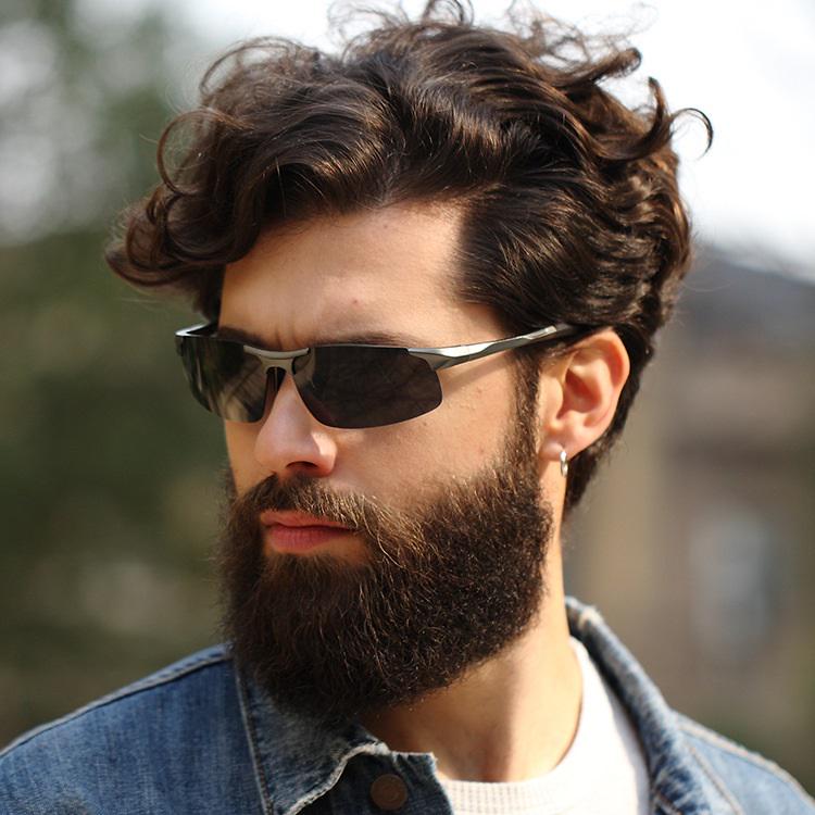 aoron Aluminium Polarisierte Sonnenbrille Damen Herren Fahrbrille Brillen Blendschutz Sonnenbrille