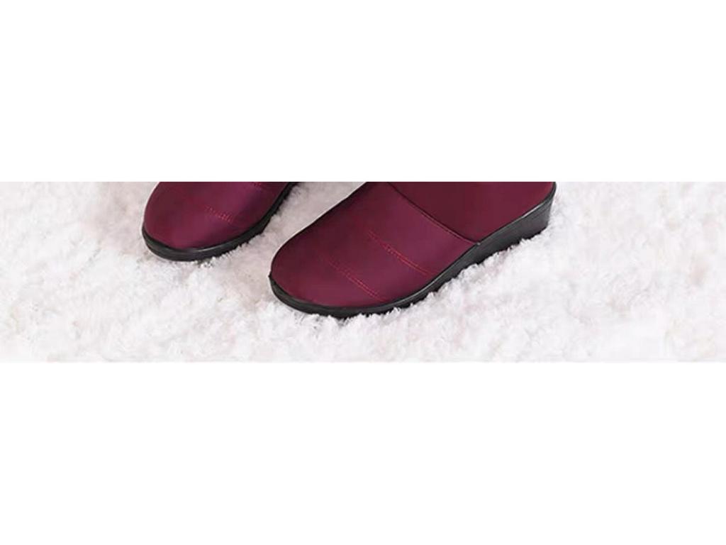 Women's Waterproof Mid-Calf Winter Boots - Non-Slip Thick Sole with Warm Velvet Lining, Plus Size Available