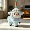 Soft Fluffy Lamb Backpack Decoration Cute Sheep Bag Pendant Plush Lamb Keychain  Lamb New Year
