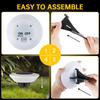 1/4Pcs LED Solar Ground Lights Waterproof Landscape PathWay Floor Under Spot Lamp Decoration Lighting Solar Garden Lights Outdoo