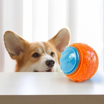 Interaktives Hundeballspielzeug für Welpen, bissfester Kauball, Hundetraining, Apportierball, Molarball, Hundezubehör