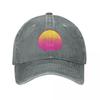 Retrowave Sun Icon of Synthwave Baseball Cap Vintage Fashion Women'S Hat 2024 Men'S