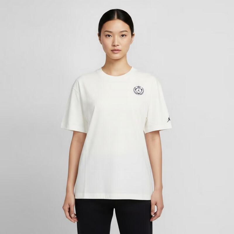 Jordan Women s Crew Neck Knit Short Sleeve Top M