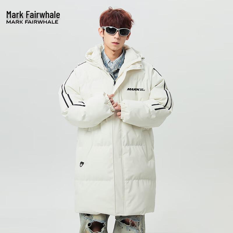 Mark Fairwhale Men's American Style Mid-Length Hooded Padded Jacket