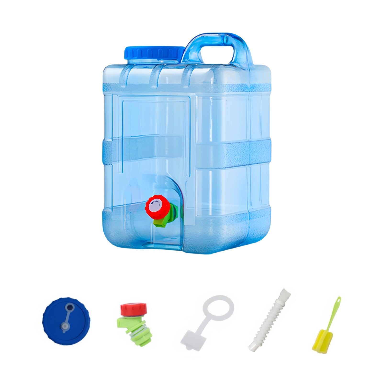 

BDHD Вода Большая емкость Хранение воды Портативная вода для улицы с большой емкостью Подготовка к стихийным бедствиям Улица с краном для альпинизма и синий