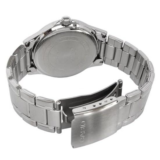 CASIO Analog Quartz Mens Wristwatch MTP-1381D-8AV Metal Band Silver Dark Gray Overseas Model