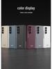 Ultra-Thin Frosted Hard Shell Phone Case for Samsung Z Fold 6 - Fashionable Solid Color Protective Cover