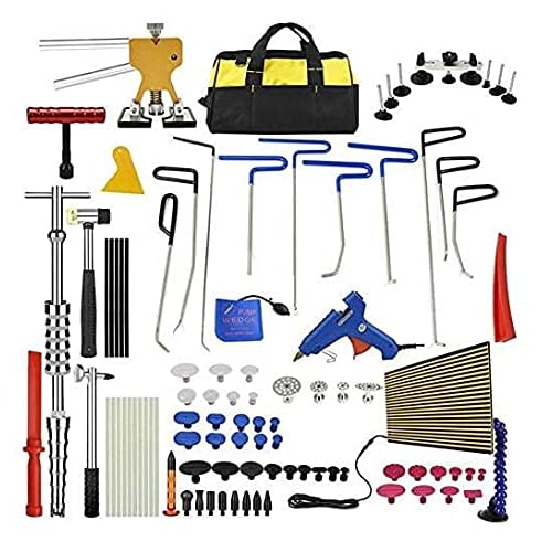 Furuix Car Dent Repair Tool Kit, Car Dent Repair Tool Set, Dent Removal, Vacuum Lifter, Dent Extrusion Tool, Sheet Metal Work, Complete Kit, Dent Tool