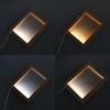 Leuchtender Fotorahmen, Tisch-Bilderrahmen, leuchtender Halter, einfaches 3D-Licht, Dekor, LED-Licht, Holz, USB-LED-Bilderrahmen
