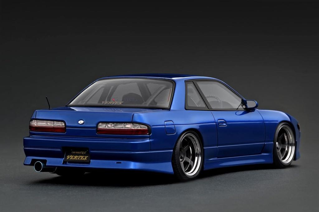 Ignition Model Scale VERTEX S13 Silvia Blue Metallic Finished Product IG3587 TK.Company 1/18