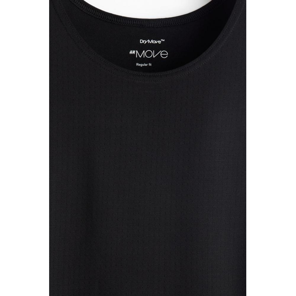 H M Sports Sleeveless Top Regular Fit dryMove Black