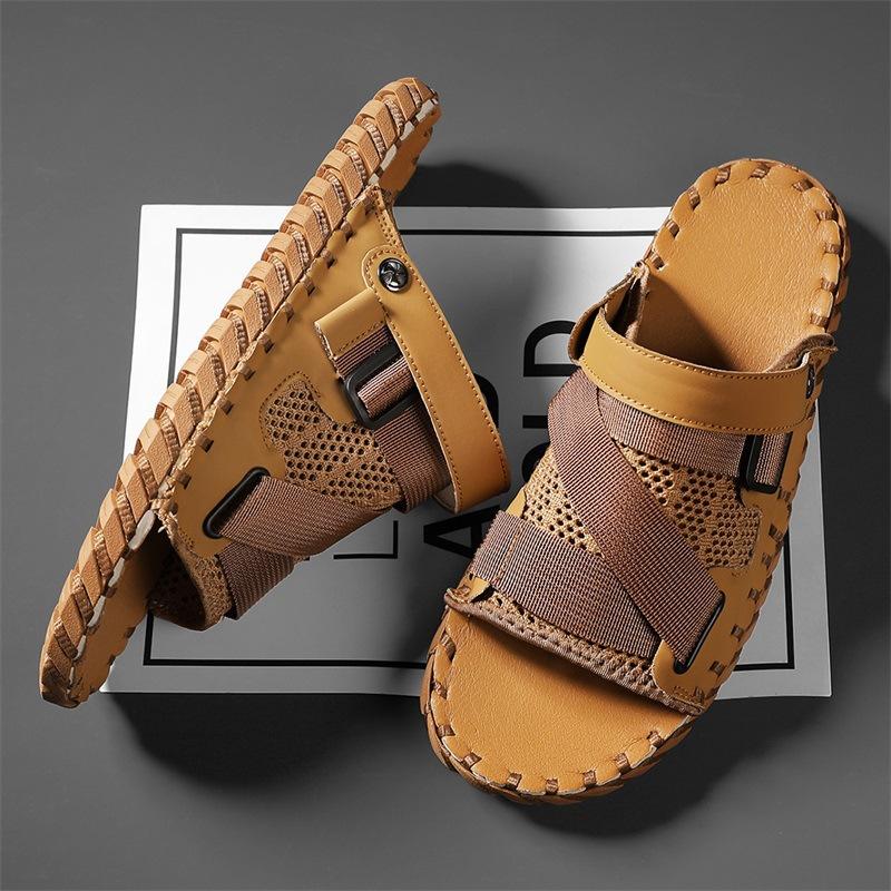 2025 Sommer Herren Hausschuhe Mode Mesh Trend Sandalen Herren Täglich Große Größe Lässige Strandschuhe Herren