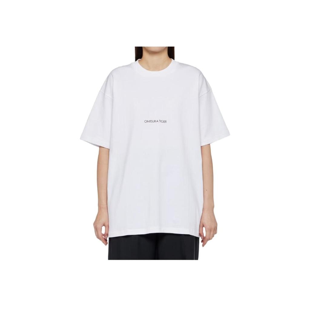 New Onitsuka Tiger T Shirt Unisex White 2183B310-100