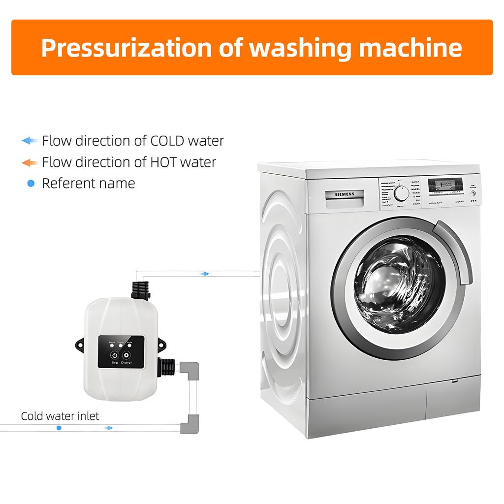 Water Pressure Booster Pump for Home 24V Automatic Shower Water Pressure Booster Silent Water