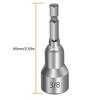1/4"Socket Strong Magnetic Hexagons Nut Driver for Stable Drilling for DIY Projects Easily Fit Into Various Condition